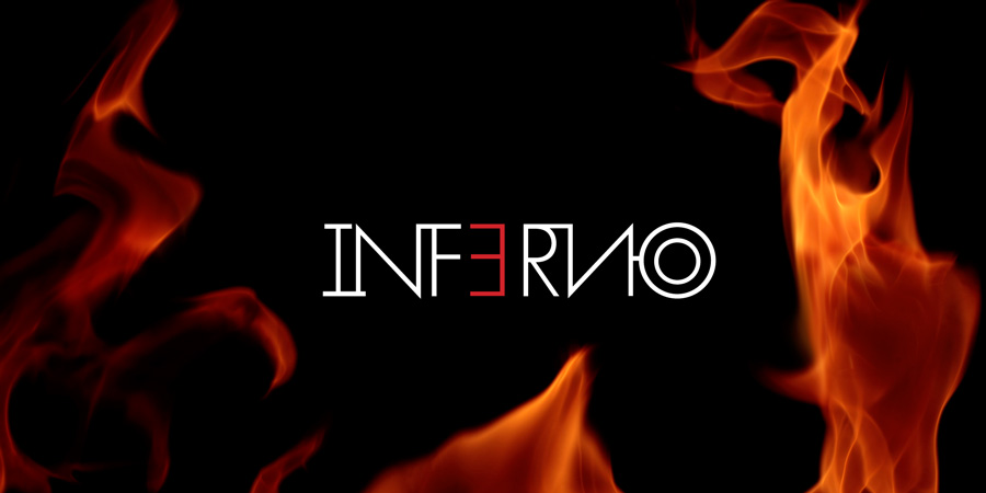 A hieroglyphic-inspired logo for a nightclub offering three separate experiences under one roof. 