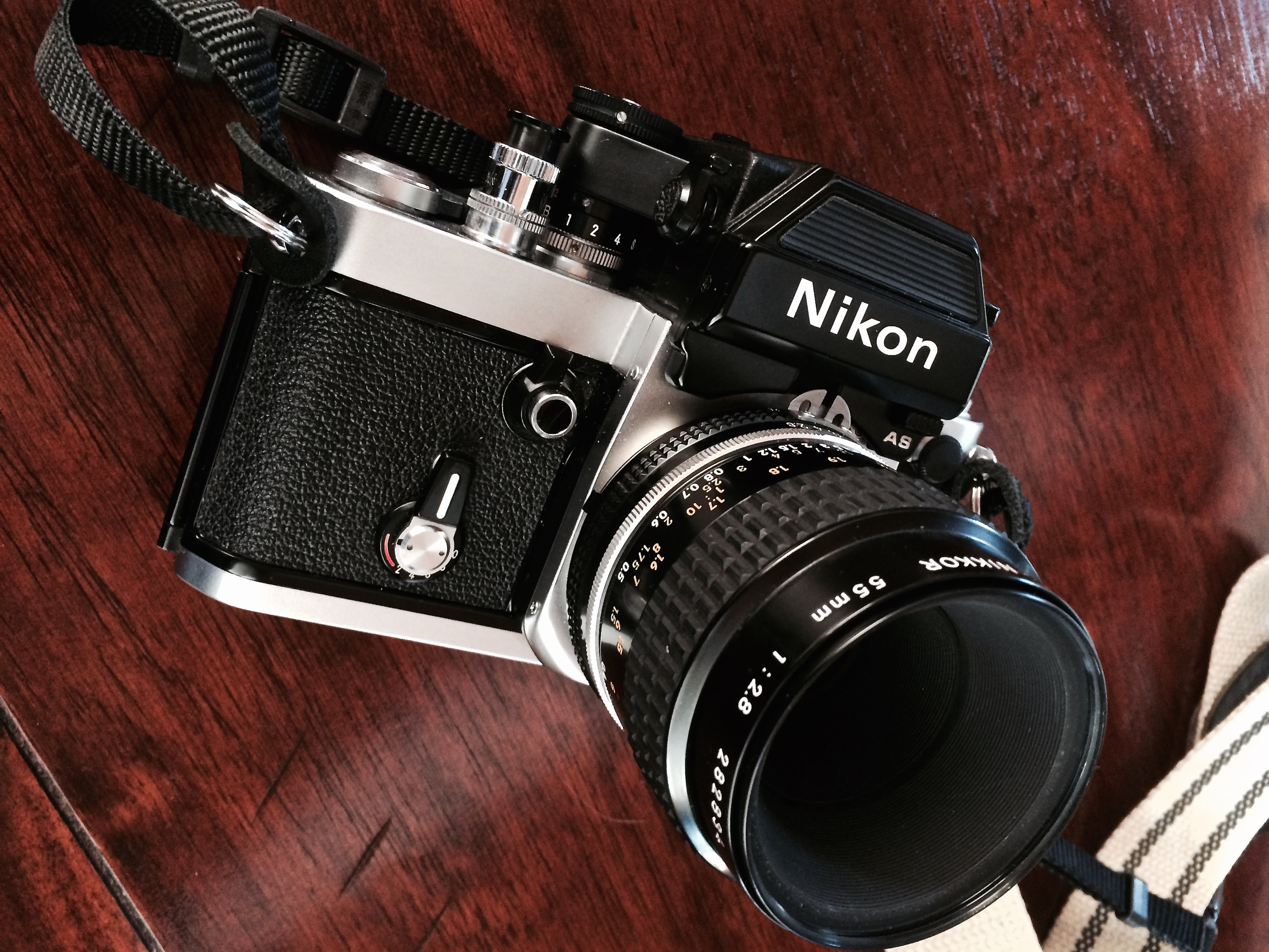Nikon F2AS with 55mm f/2.8 Micro-Nikkor Lens