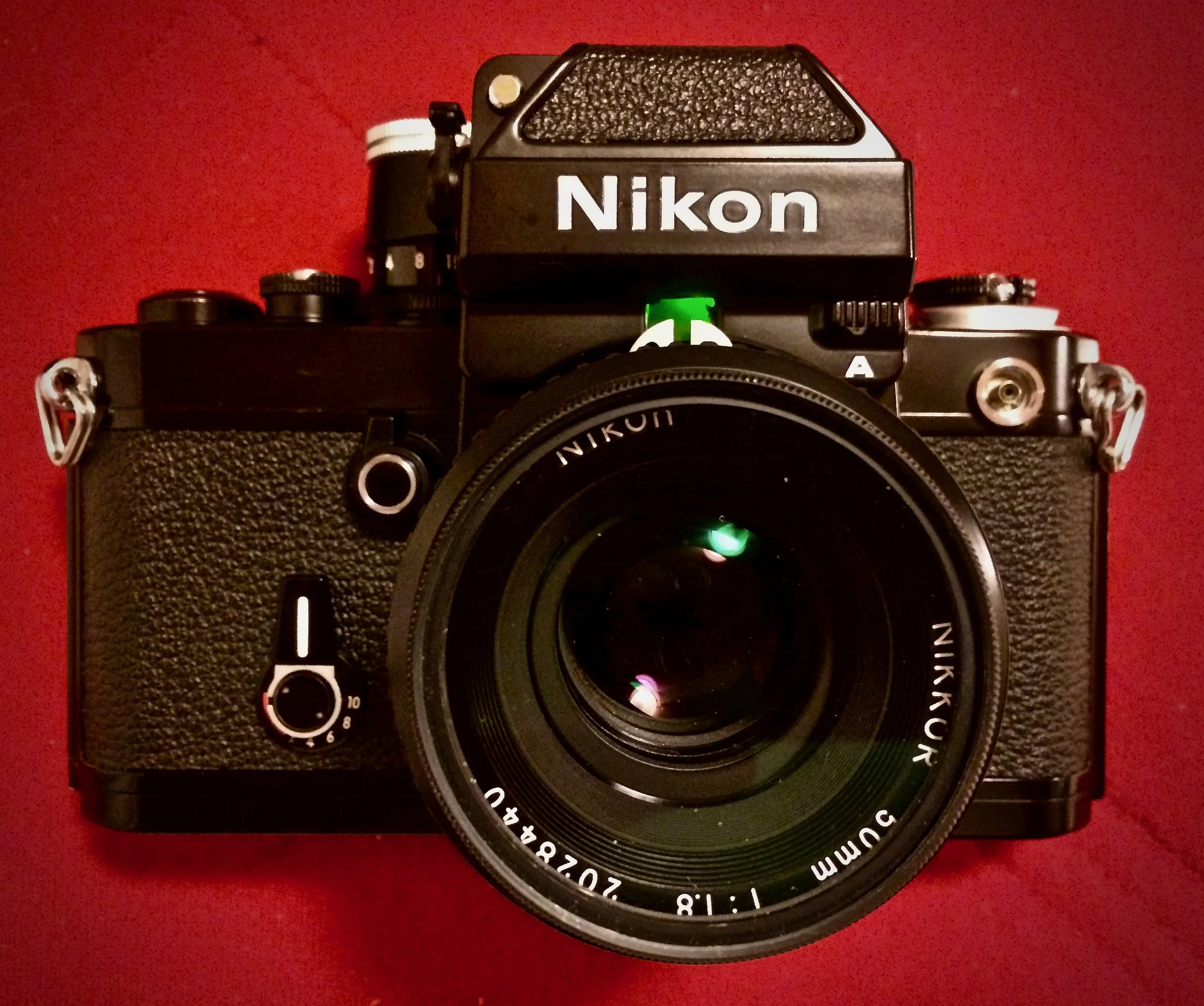 Nikon F2 with modified DP-11 finder
