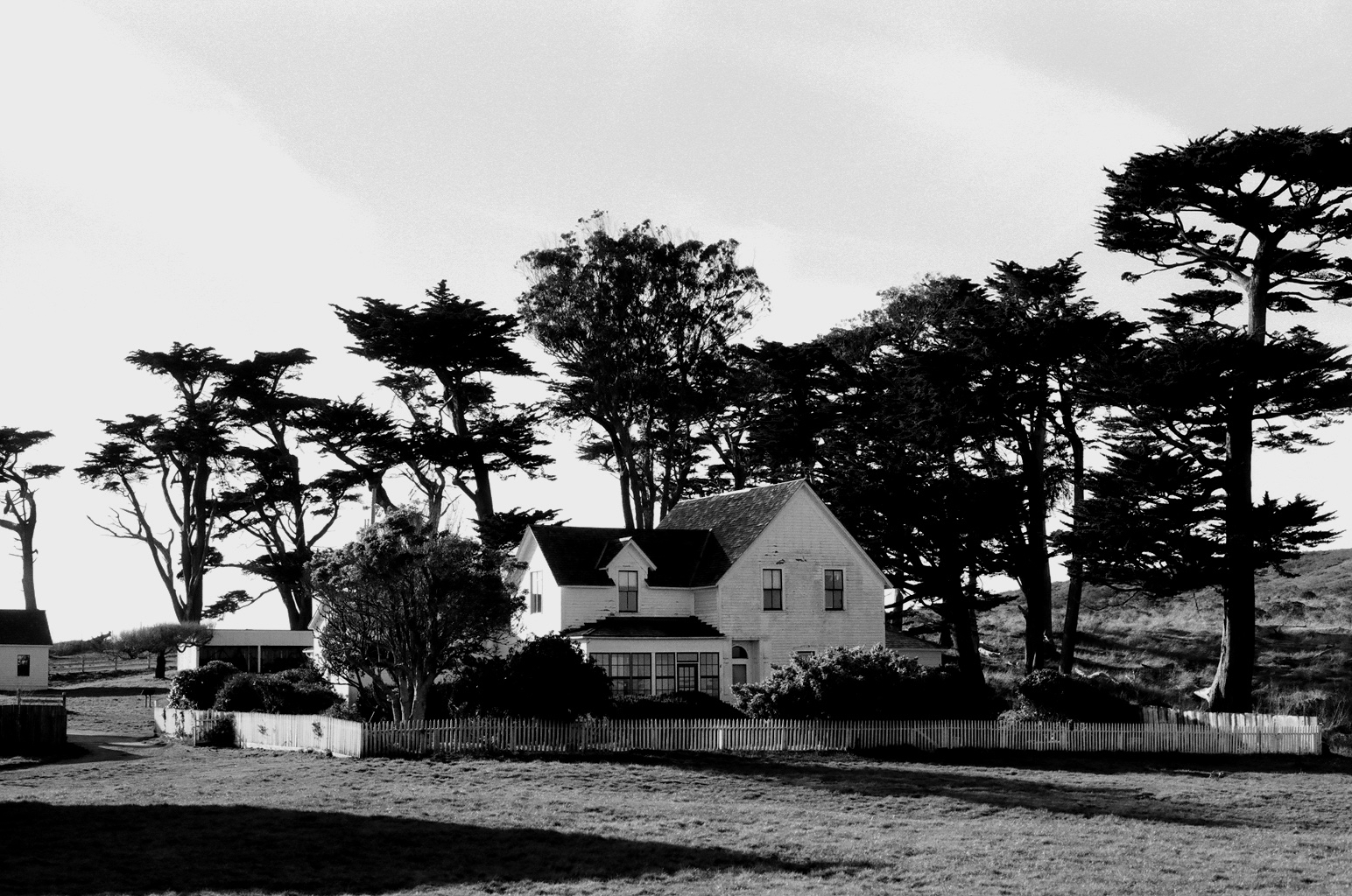 The ranch house at Pierce Point. 