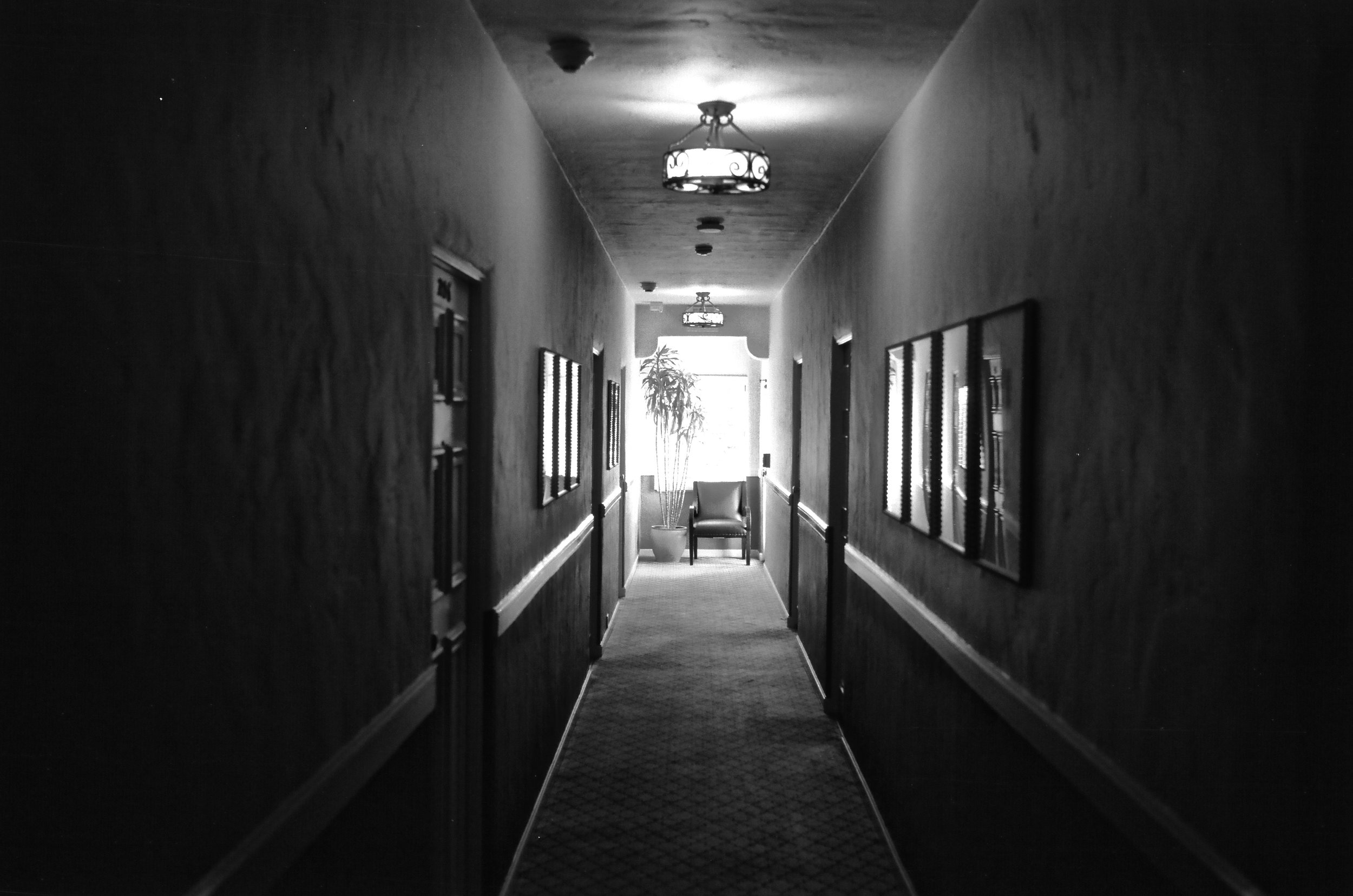 Hotel Hallway/Carmel, CA Leica MP, 35/2 Summicron on Tmax 100