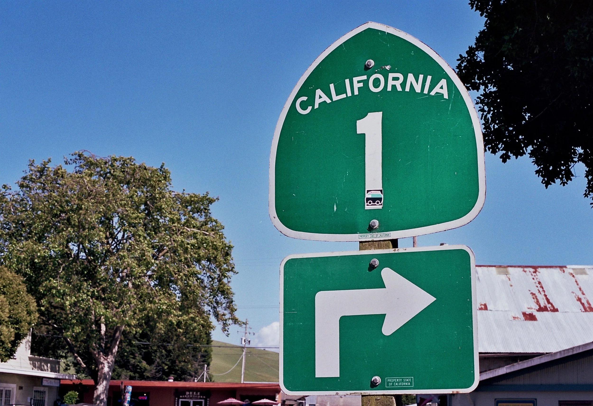 California 1 - The Pacific Coast Highway at Point Reyes Station