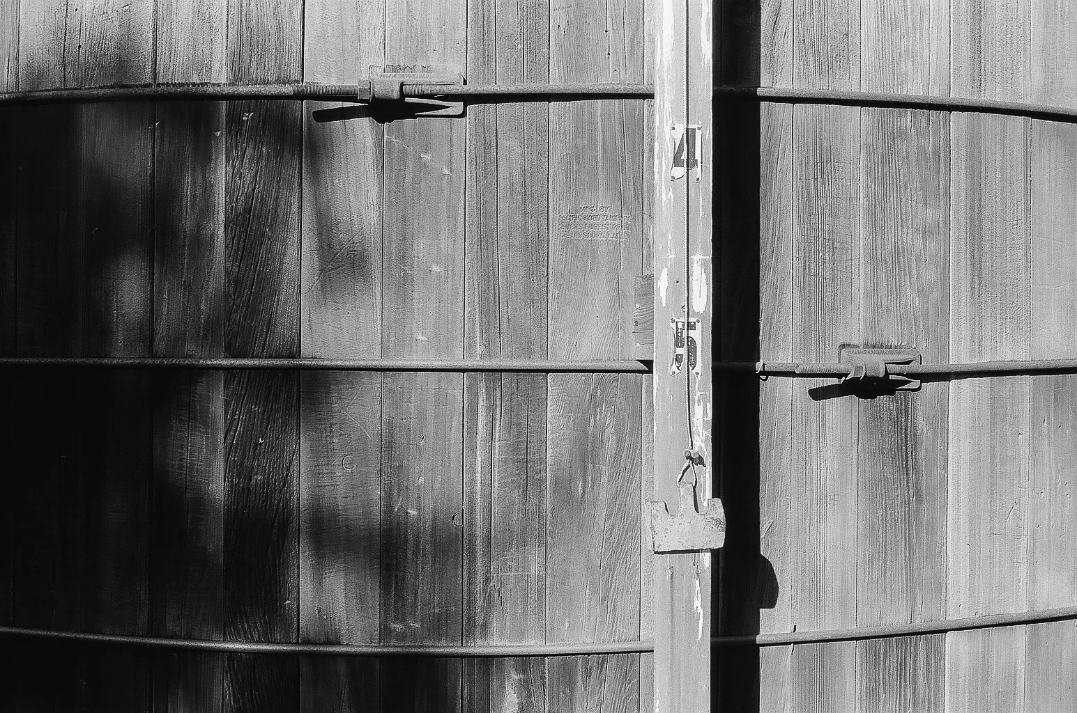 Water Tank & Shadow, Sonoma Co. CA