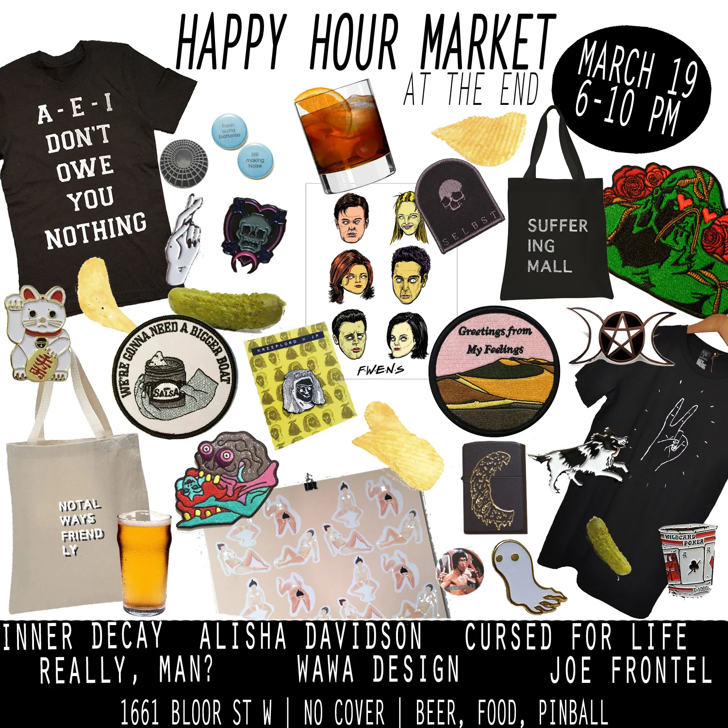 The Happy Market, right across from Dundas West Station.