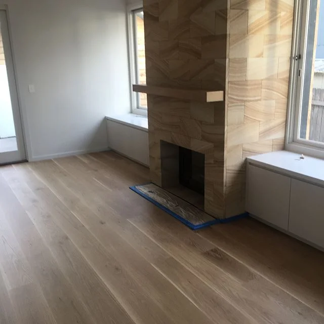 American oak flooring, stairs and wall panels coated with #lobainvisible looking good. #foremanflooring #loba #floorsanding #renovation #atfassociation