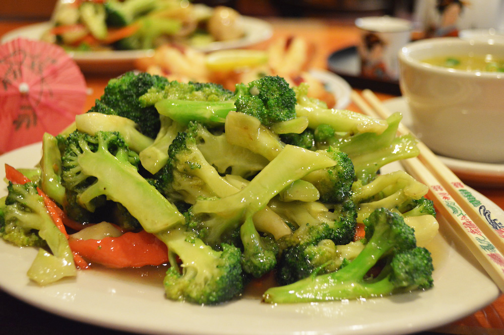 Toss Fried Broccoli