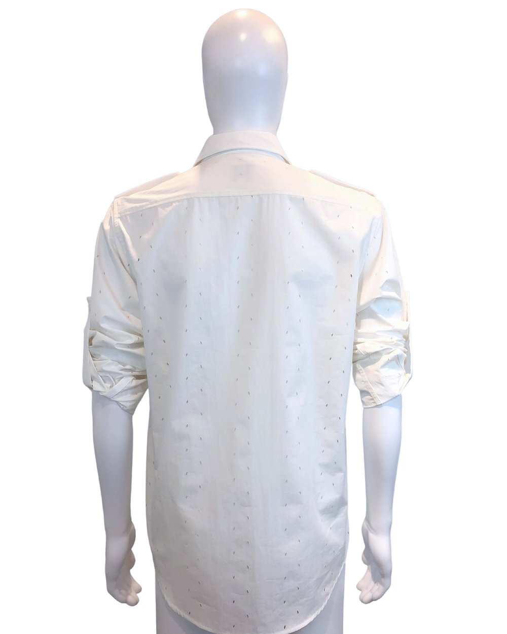 Men's Leaf Long Sleeve Shirt — Staci Snider - New York Fashion Designer