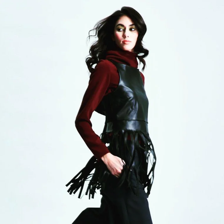 Handmade Molten Fringe Top