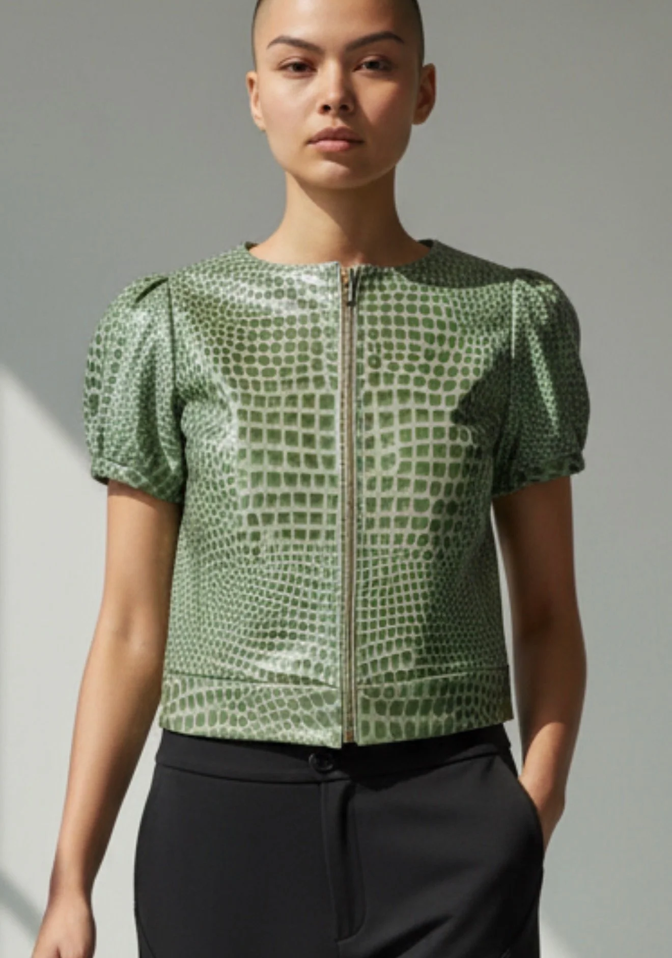 Whale Jacket in Sky Blue