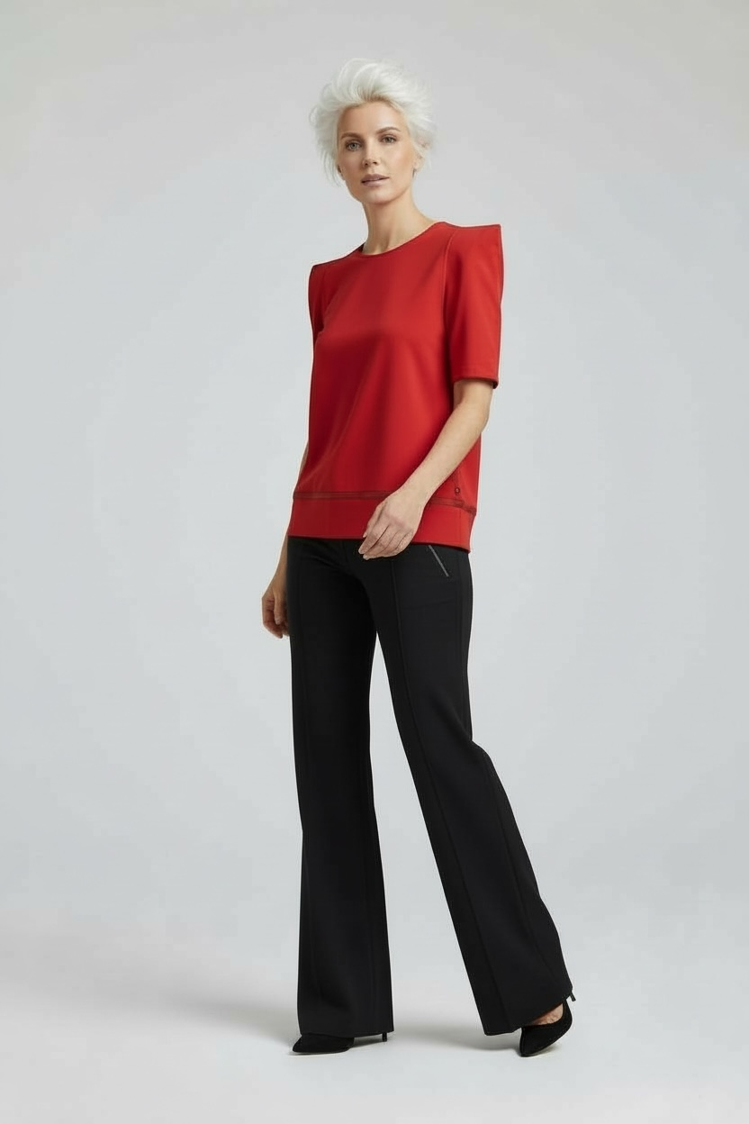 Red Deconstructed Top