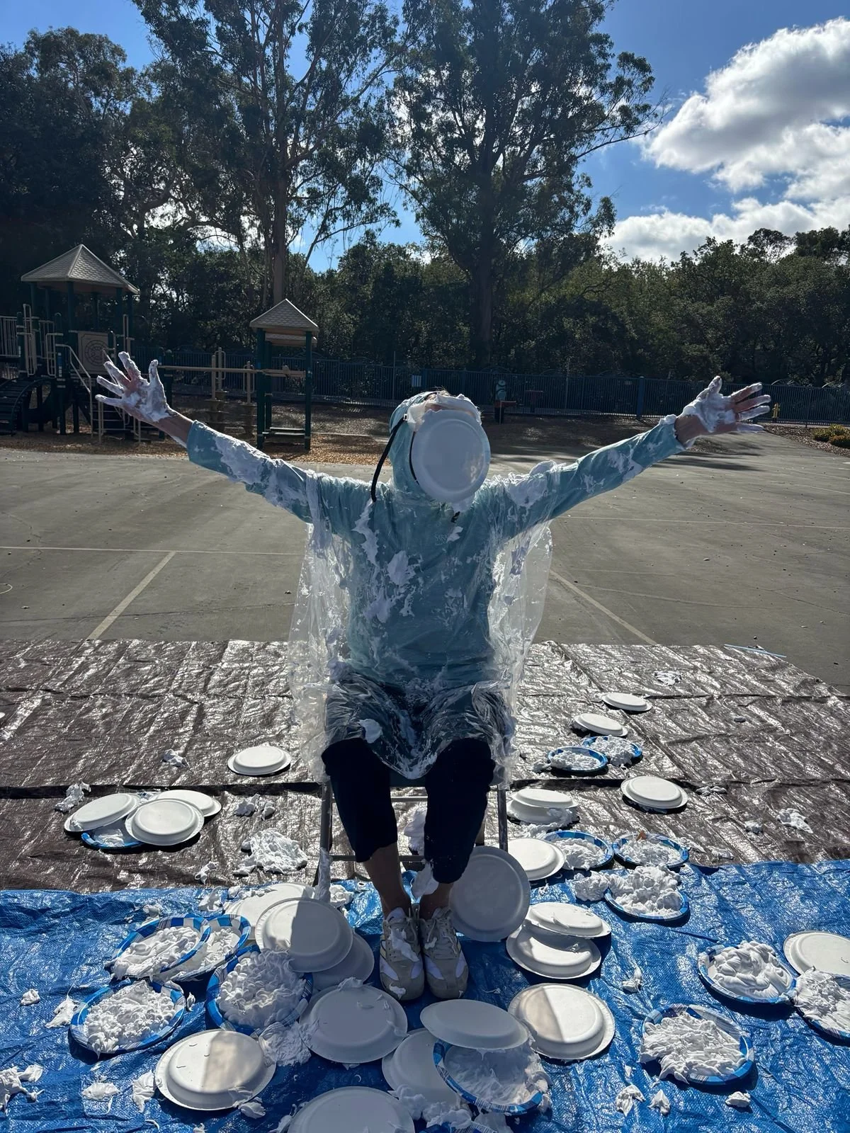 3rd Graders Pieing Mrs. Vanderbosch (October 2025)