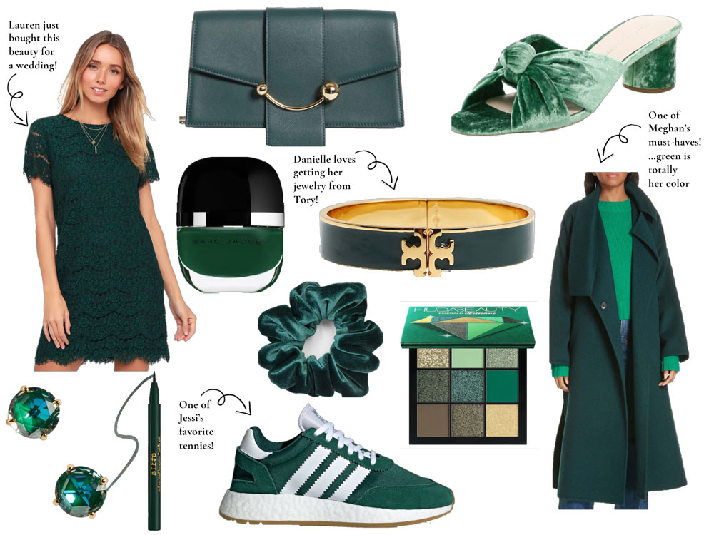 Emerald green is one of those universal colors that looks good on almost anyone.