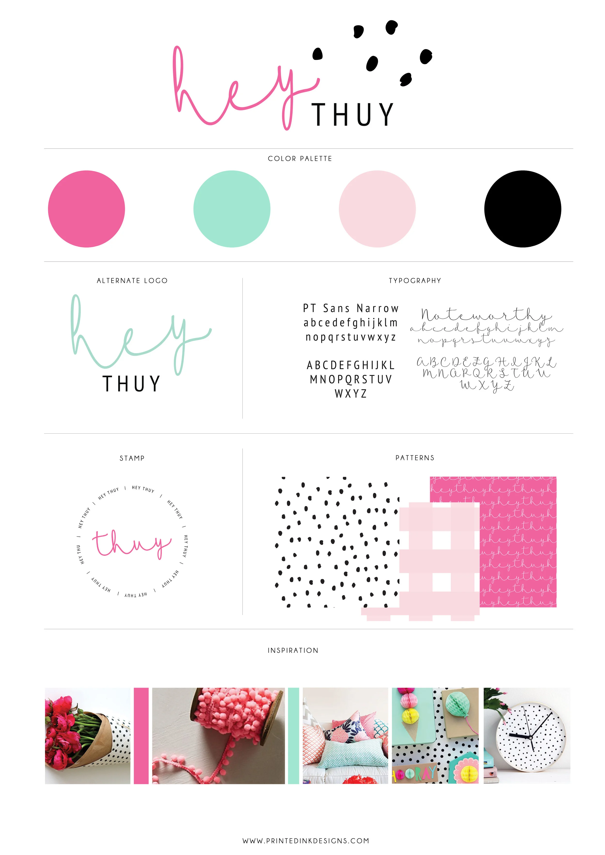 My Process of Rebranding with Printed Ink Designs