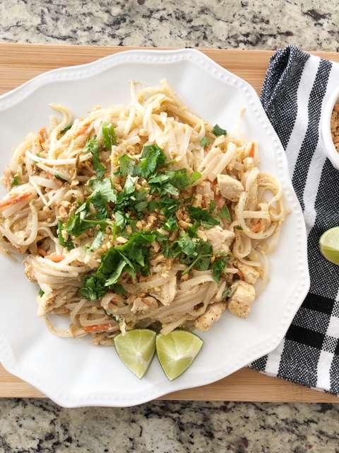 Easy Chicken Pad Thai — Hey Thuy