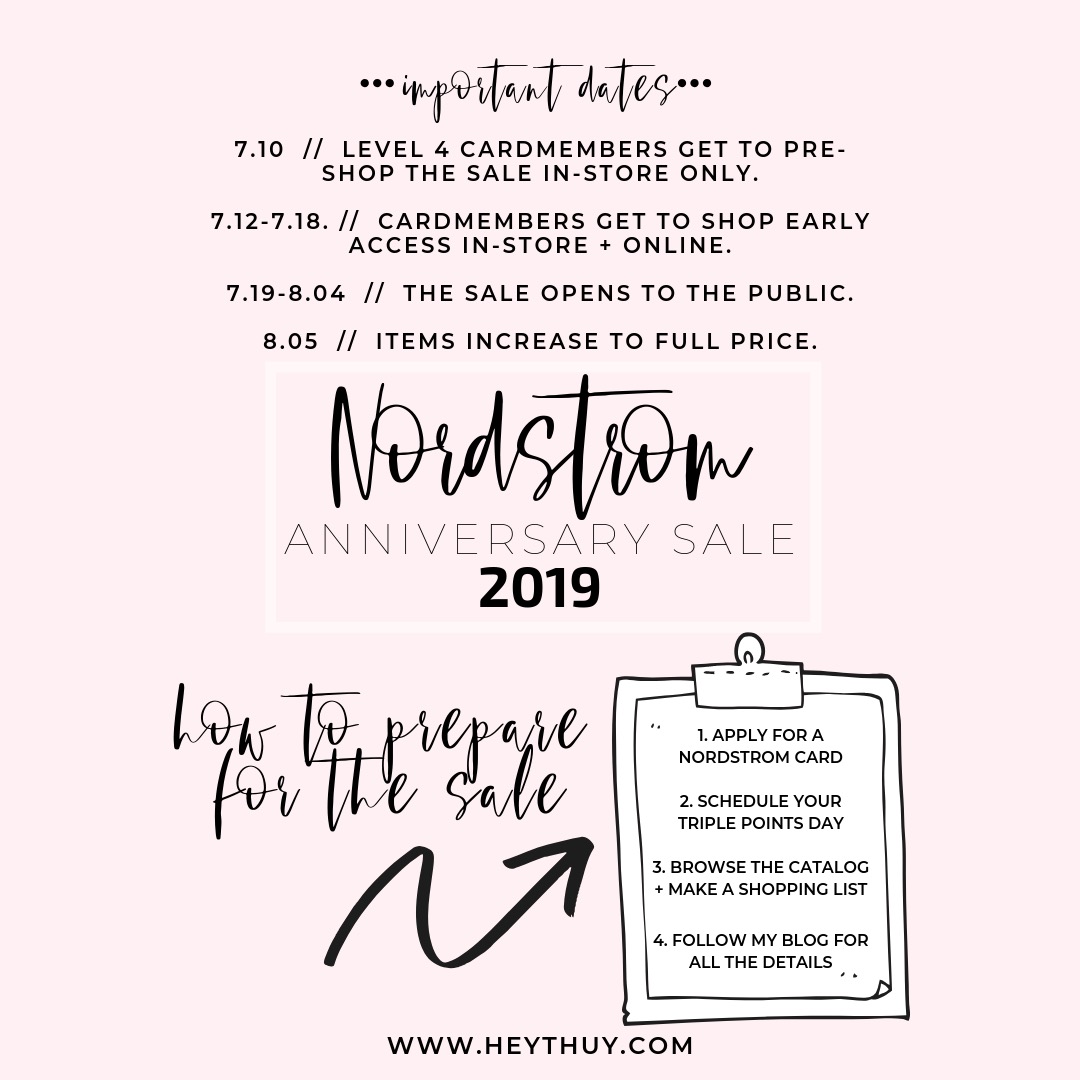 Nordstrom Anniversary Sale 2019 : Everything You Need To Know 