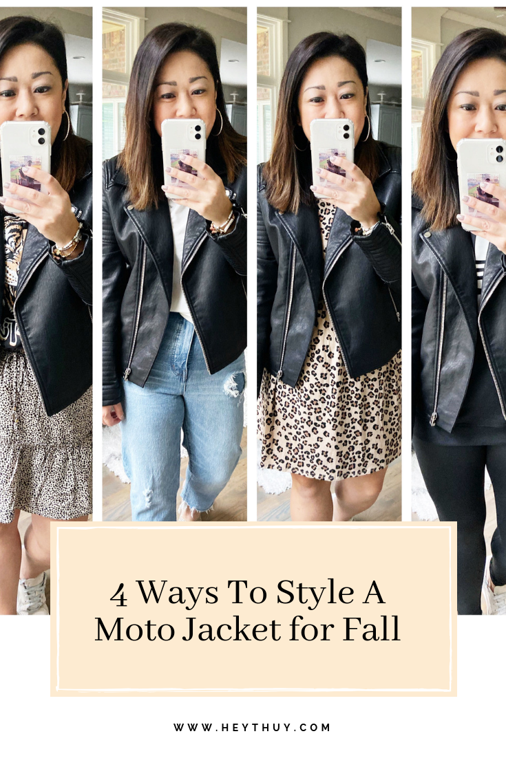 4 Ways To Style a Moto Jacket For Fall 