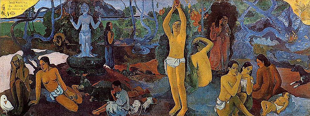 “Where Do We Come From? What Are We? Where Are We Going?” 1897 Paul Gauguin