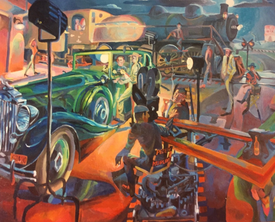 Motion Picture 48x60 oil on canvas 