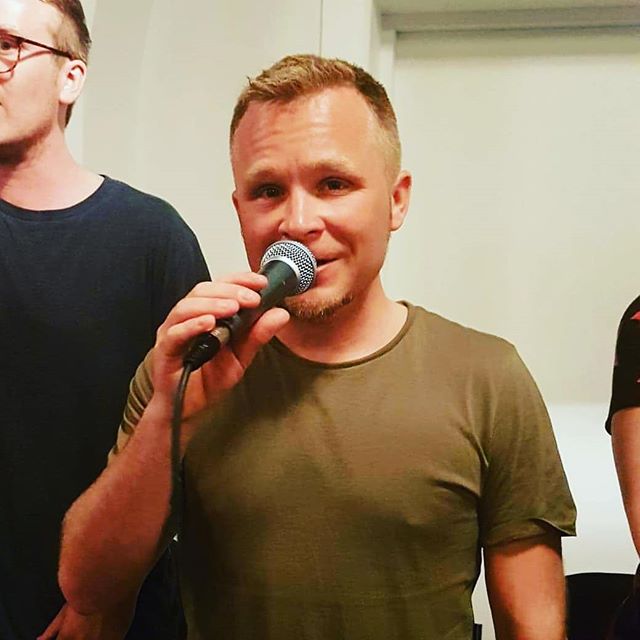 Vi brygger p&aring; et nyt nummer til @aarhusvocalfestival med Malte her som solist 👌Den handler om at sige noget -eller lade v&aelig;re... 🤔
#vocalmusic #kormusik #aavf2019 #sonovocal #aarhus