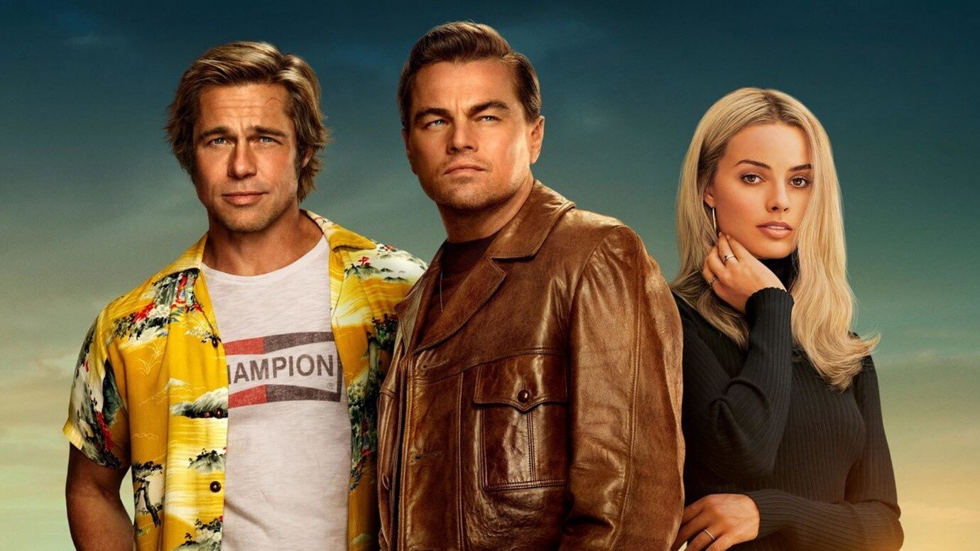 Brad Pitt, Leonardo Di Caprio & Margot Robbie in ‘Once Upon a Time in… Hollywood’