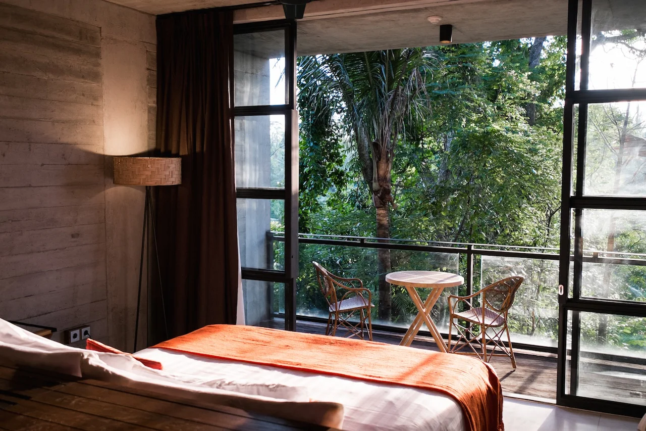 bisma eight's forest suite overlooking jungle in ubud