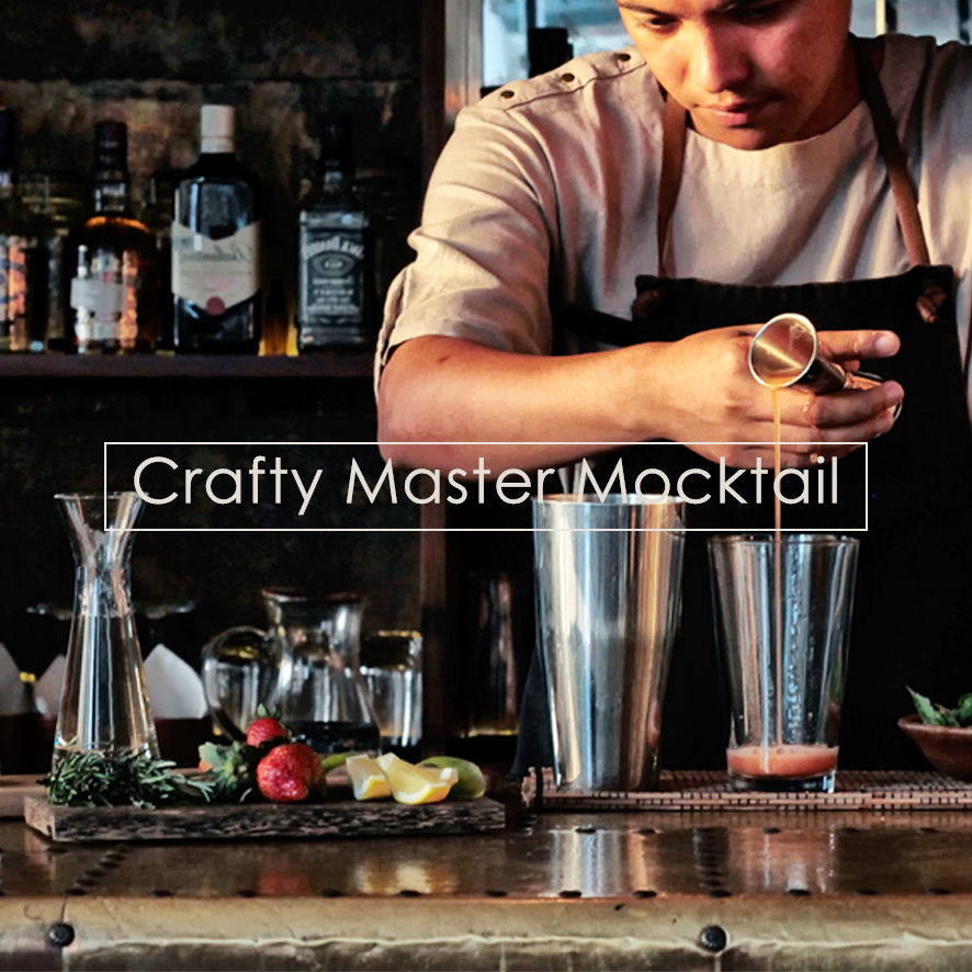 Crafty Master Mocktail every Saturday from 3-4 PM