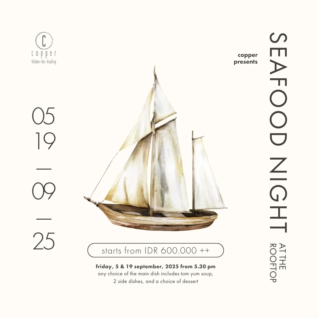 SEPTEMBER 5 - SEAFOOD NIGHT
