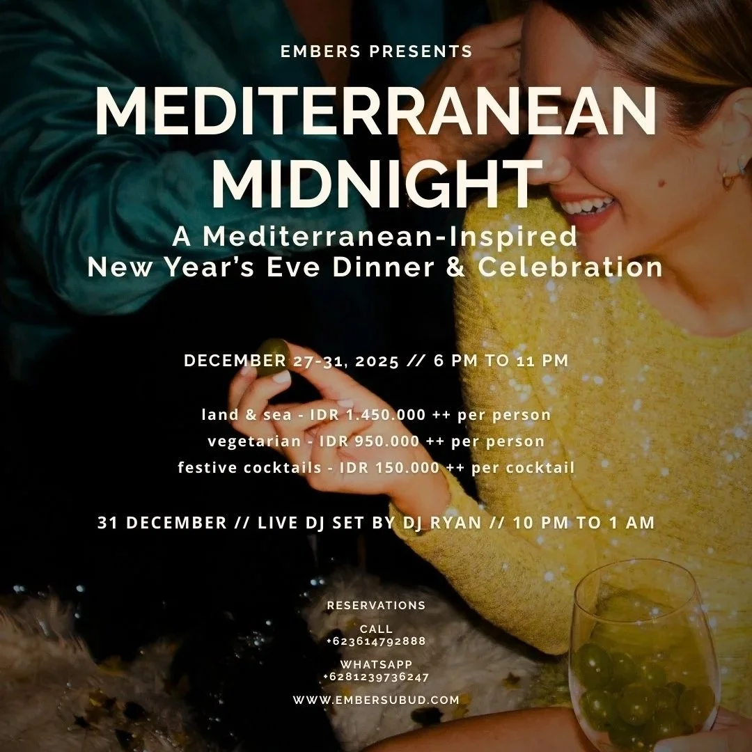 MEDITERRANEAN MIDNIGHT: A Mediterranean Inspired Festive Feast and New Year’s Eve Celebration