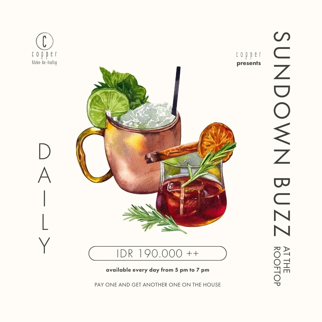 Sunset Sips: Double the Cocktails, Double the Cheers!