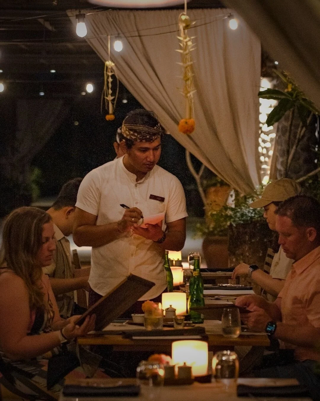 coper ubud dinner guests
