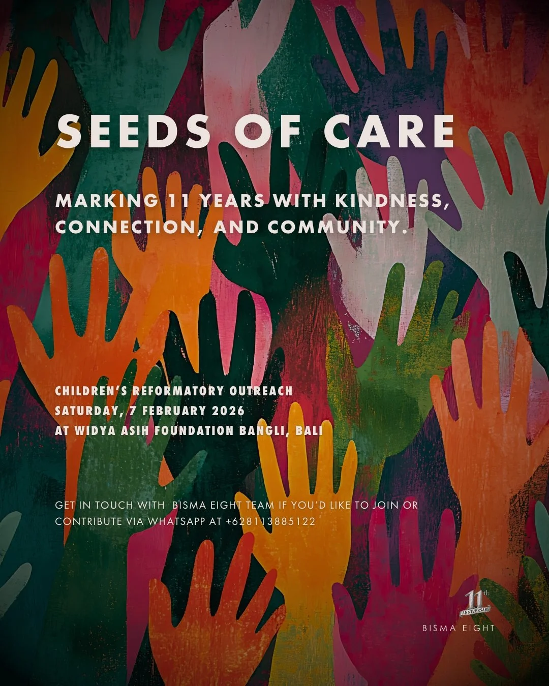 bisma eight anniversary community outreach