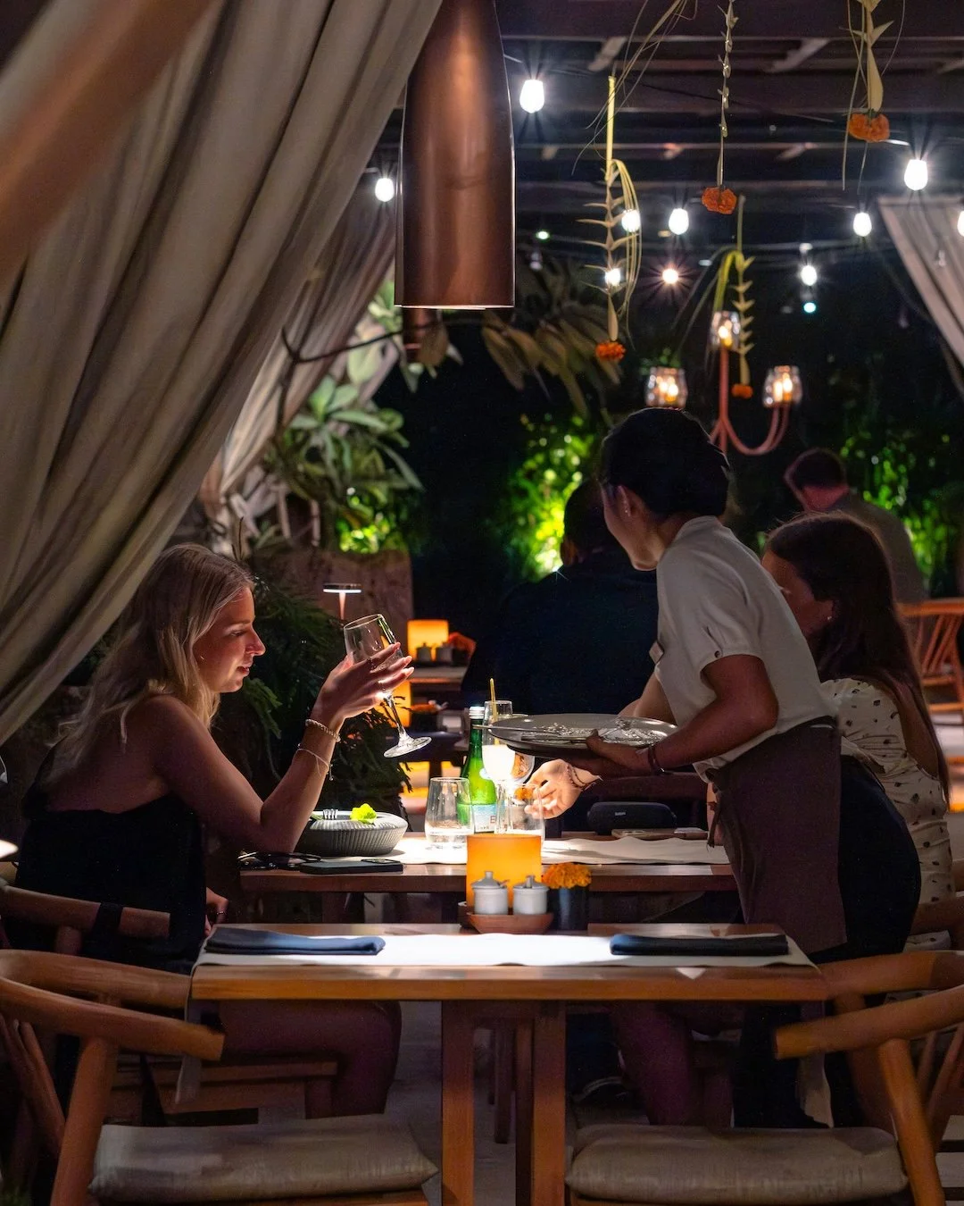 dining out at copper kitchen bar rooftop while in ubud