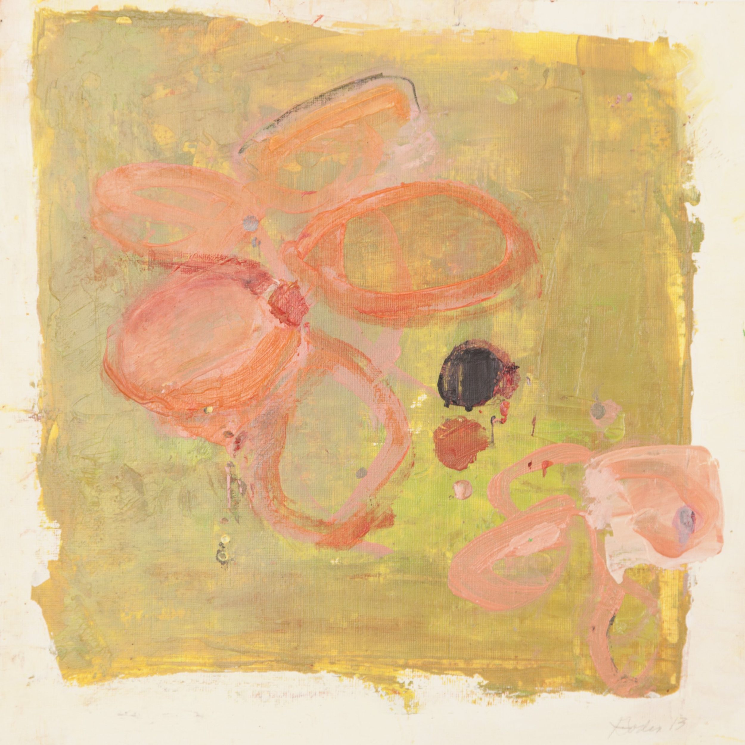 Geranium Series - New Spring 12 x 12” acrylic on paper 2013
