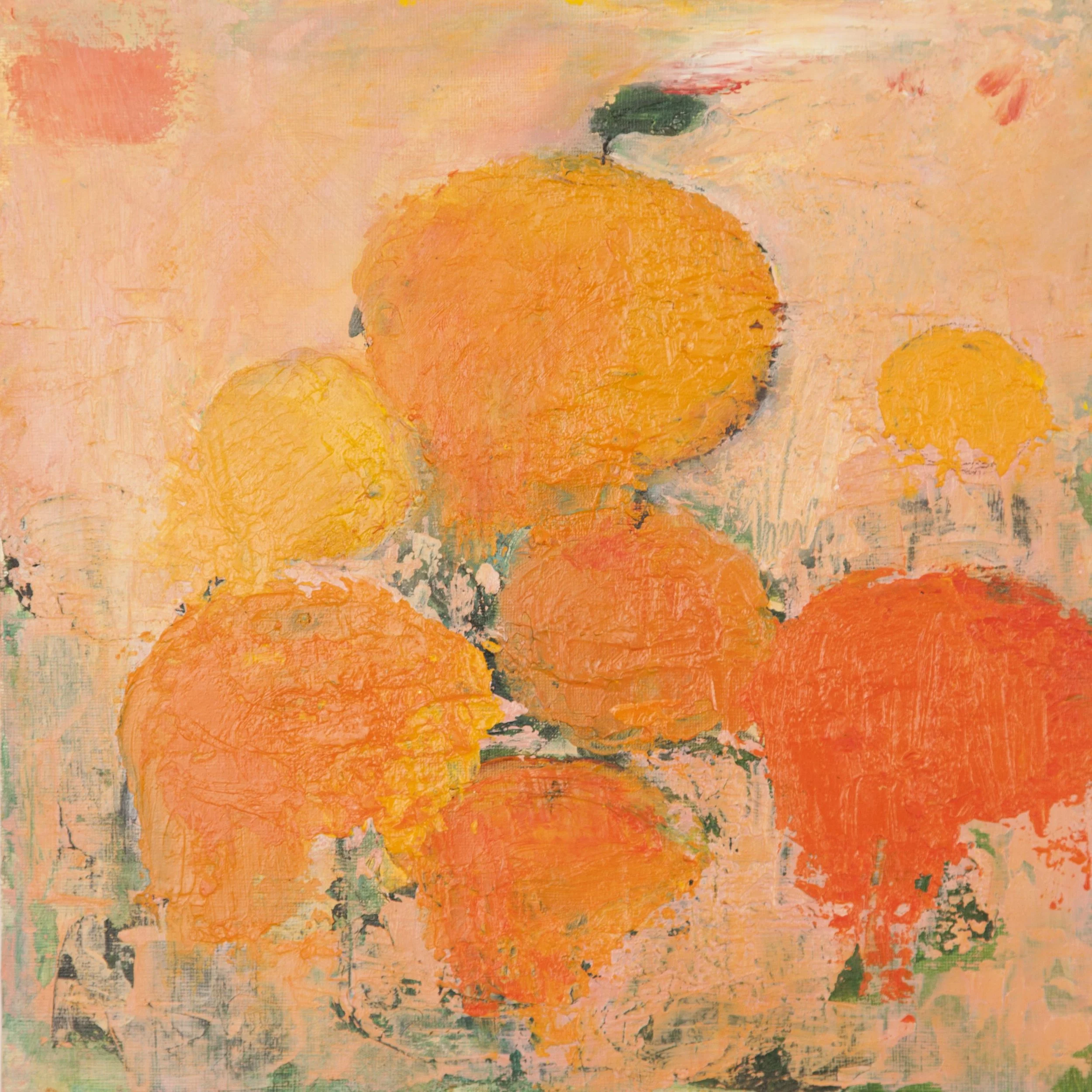 Les Oranges 12 x12” acrylic on paper 2013