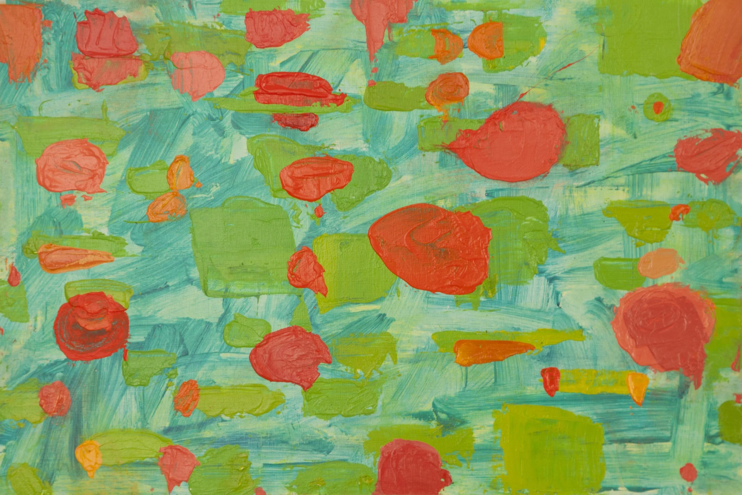 Geranium Series - In-between 12 x 18” acrylic on paper 2013