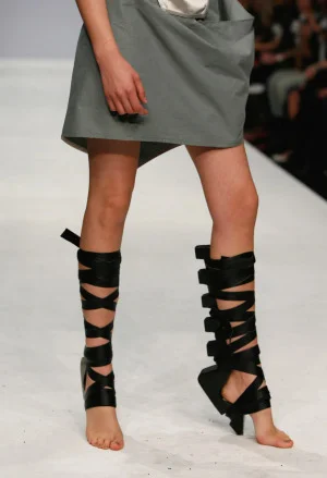 Eelko Moorer Stilt shoes for Aminaka Wilmont SS09