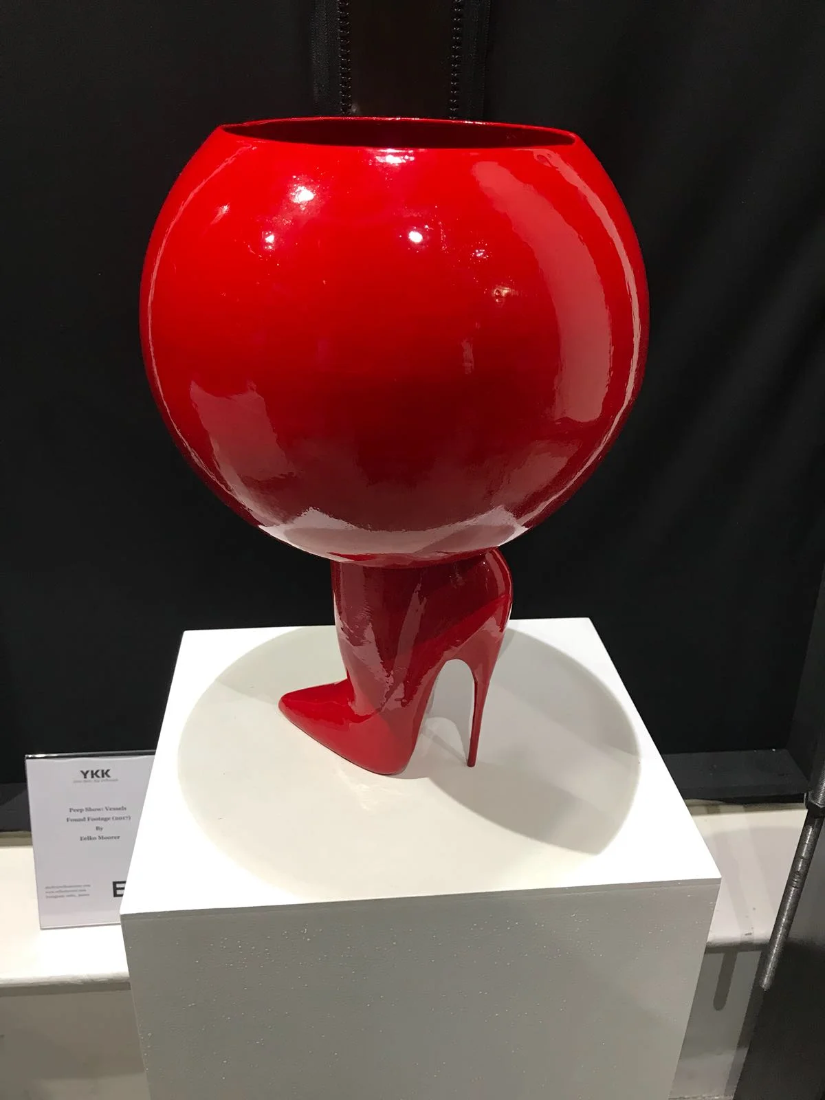 FOUND FOOTAGE: shoe vase3D Modelling by Antonio Hernandez Arocho&nbsp;3D printing facilitated by Digital Anthropology Lab, London College of FashionMaterial: PLA&nbsp; 