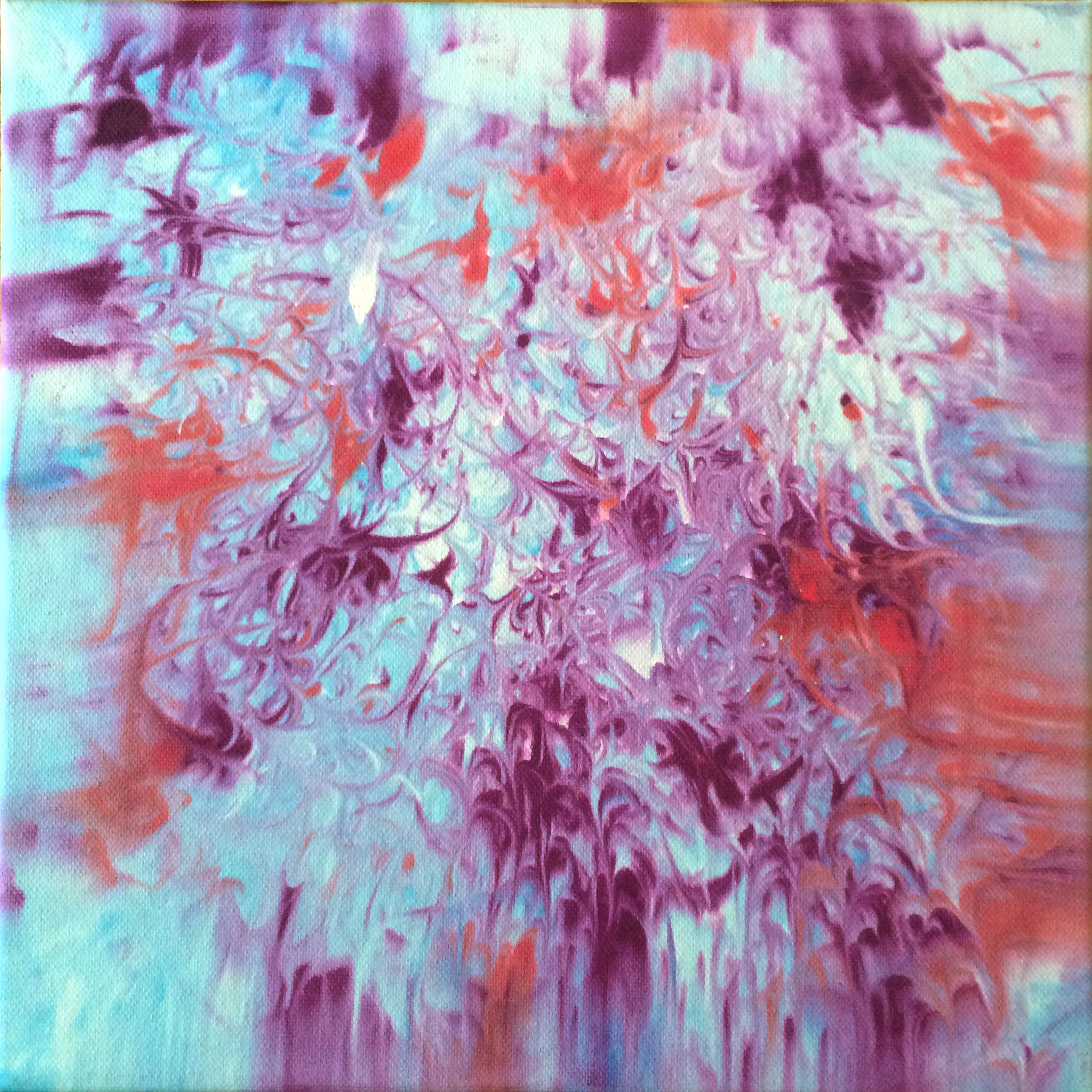 ink on canvas 10" x 10", 2014