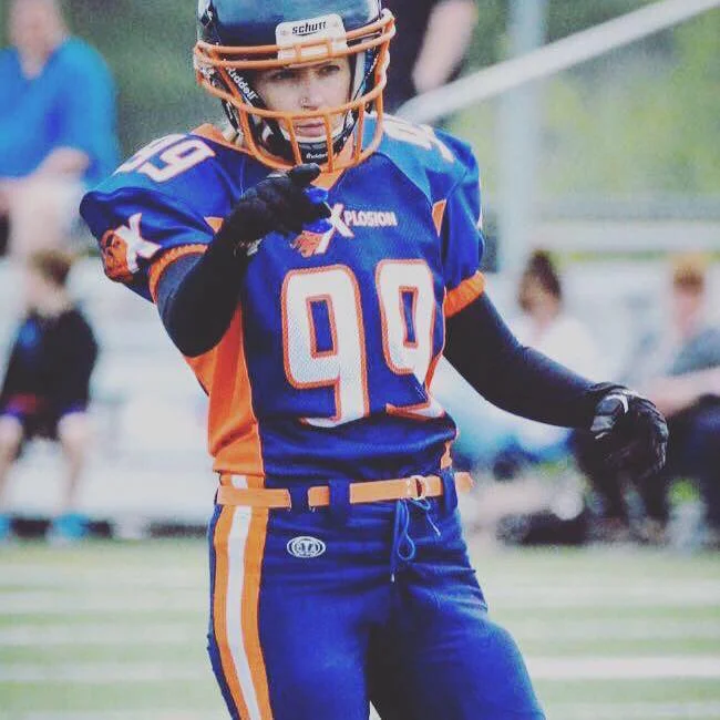 Erin's Lookin Super Badass Playing Football