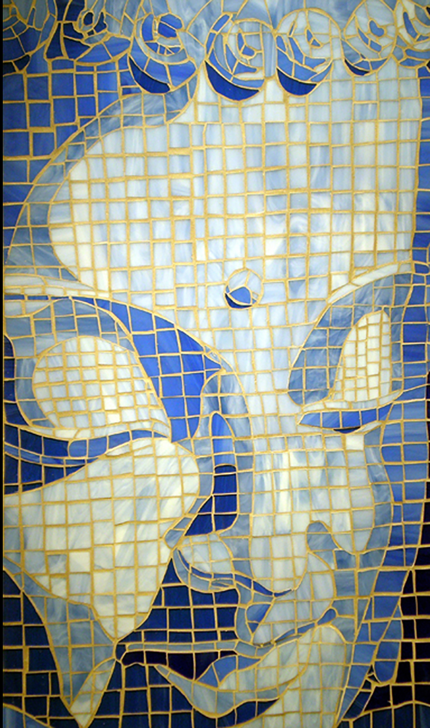 'BLUE BUDDHA' 22X37"