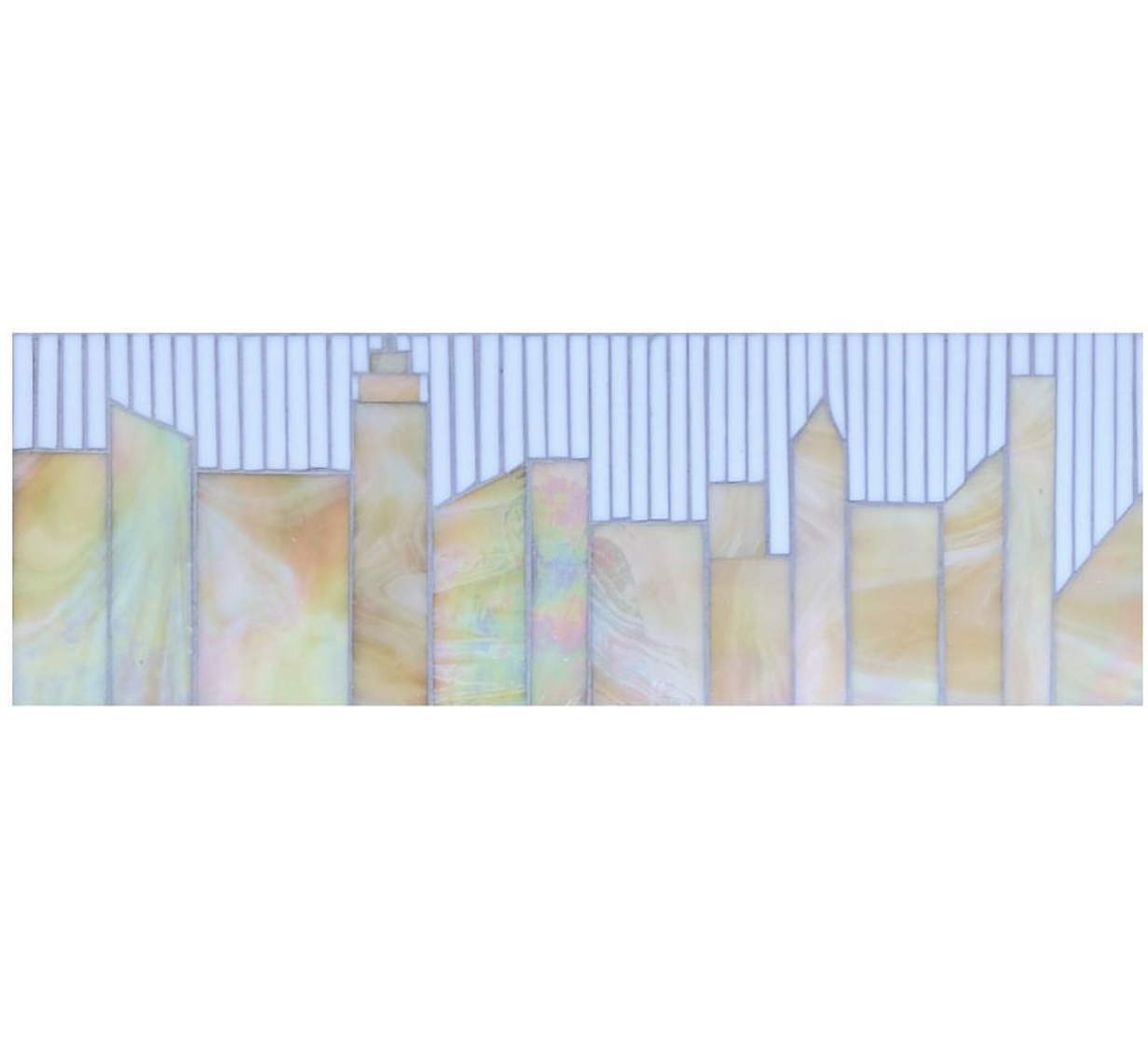 'NYC SKYLINE' 24x8"