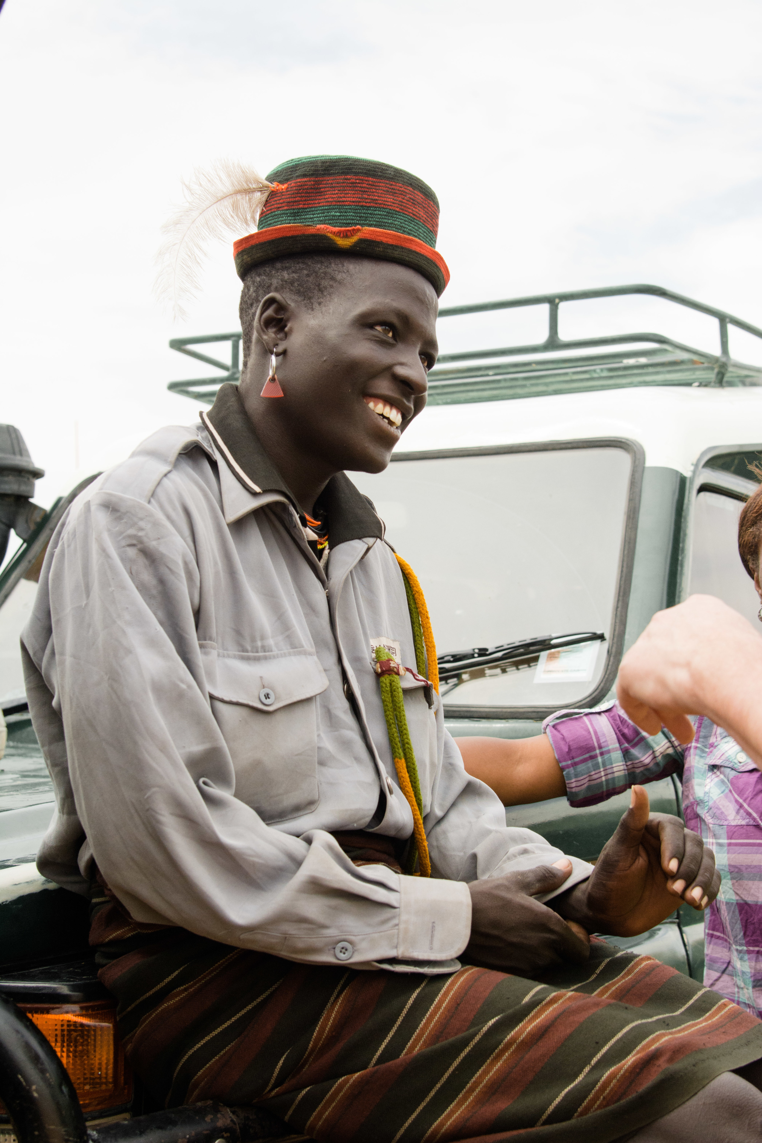 This man walked fifteen days to visit his family in the area and to come to the clinic.