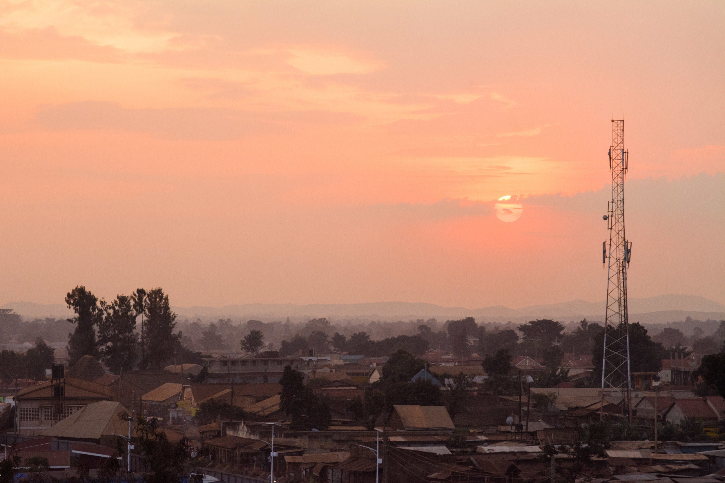 Sunset in Busia