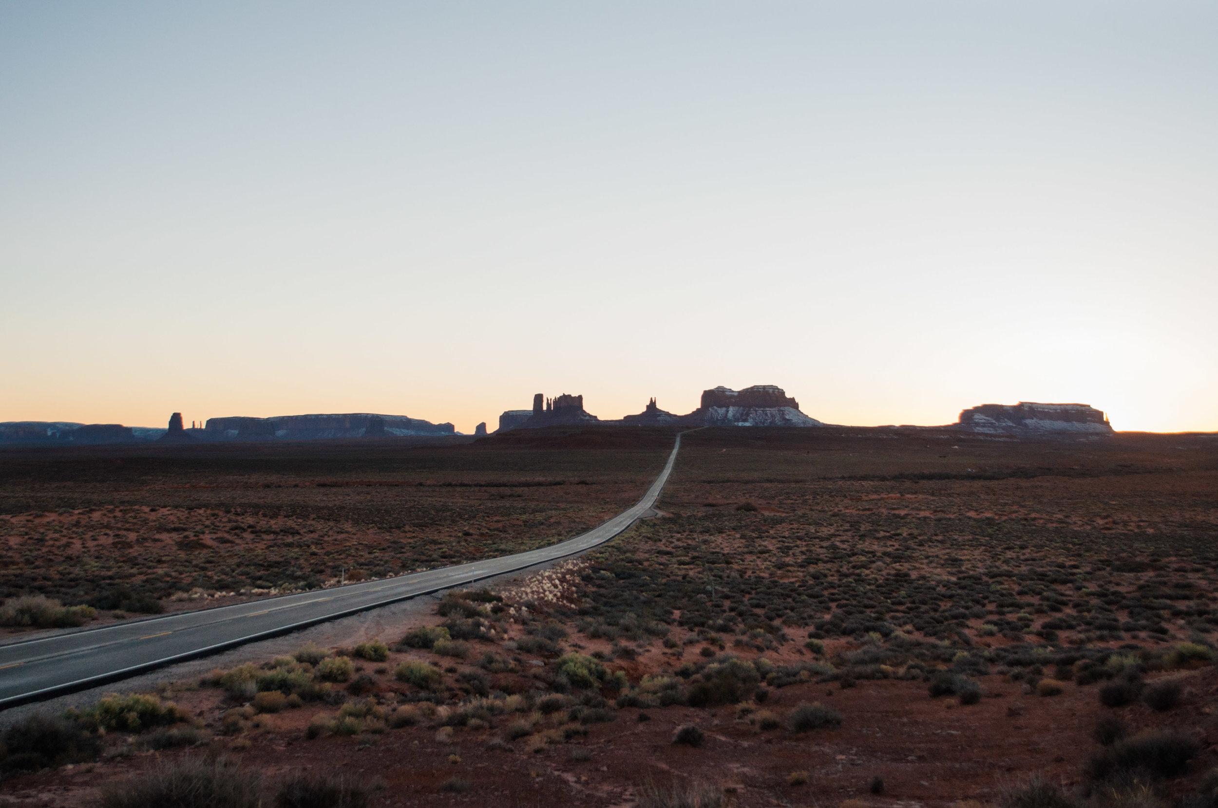 Monument Valley from Forrest Gump Point