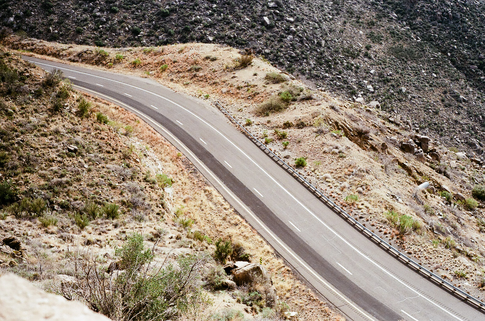 Romantic and rugged, the road looks especially alluring from an overlook in central Arizona.