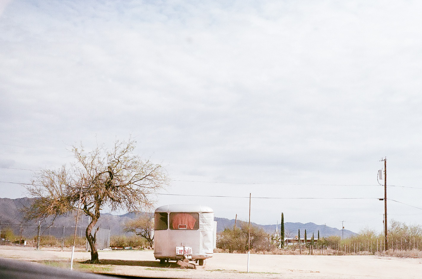 Here and there, signs of hope thwarted by the desert.