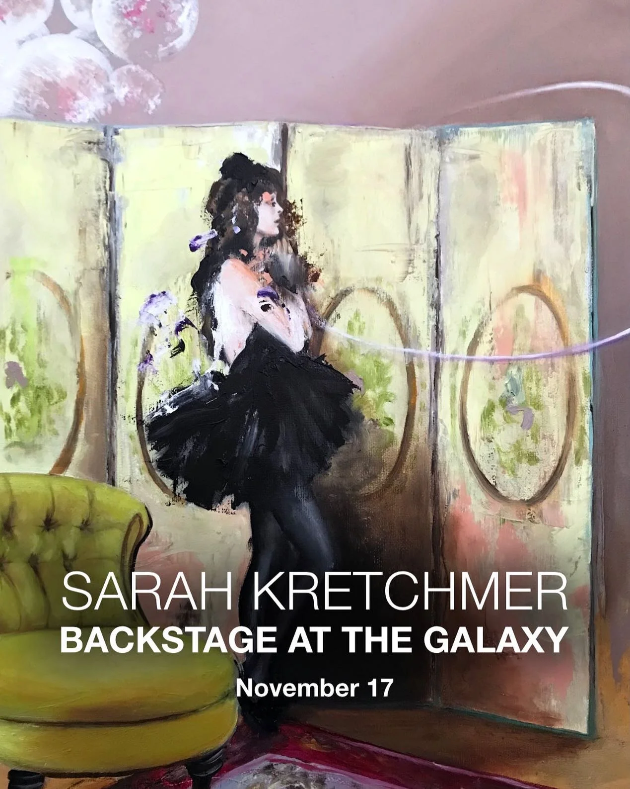 This Thursday!
*
Backstage at the Galaxy
*
Denizen House
K&ouml;penicker Str. 40, 10179 Berlin
18:00 - 22:00
*
I hope to see you there!🌟
*
*
#artexhibitberlin #womenpainters #narrativepainting #figurativepainting #contemporarypainting #berlinartists