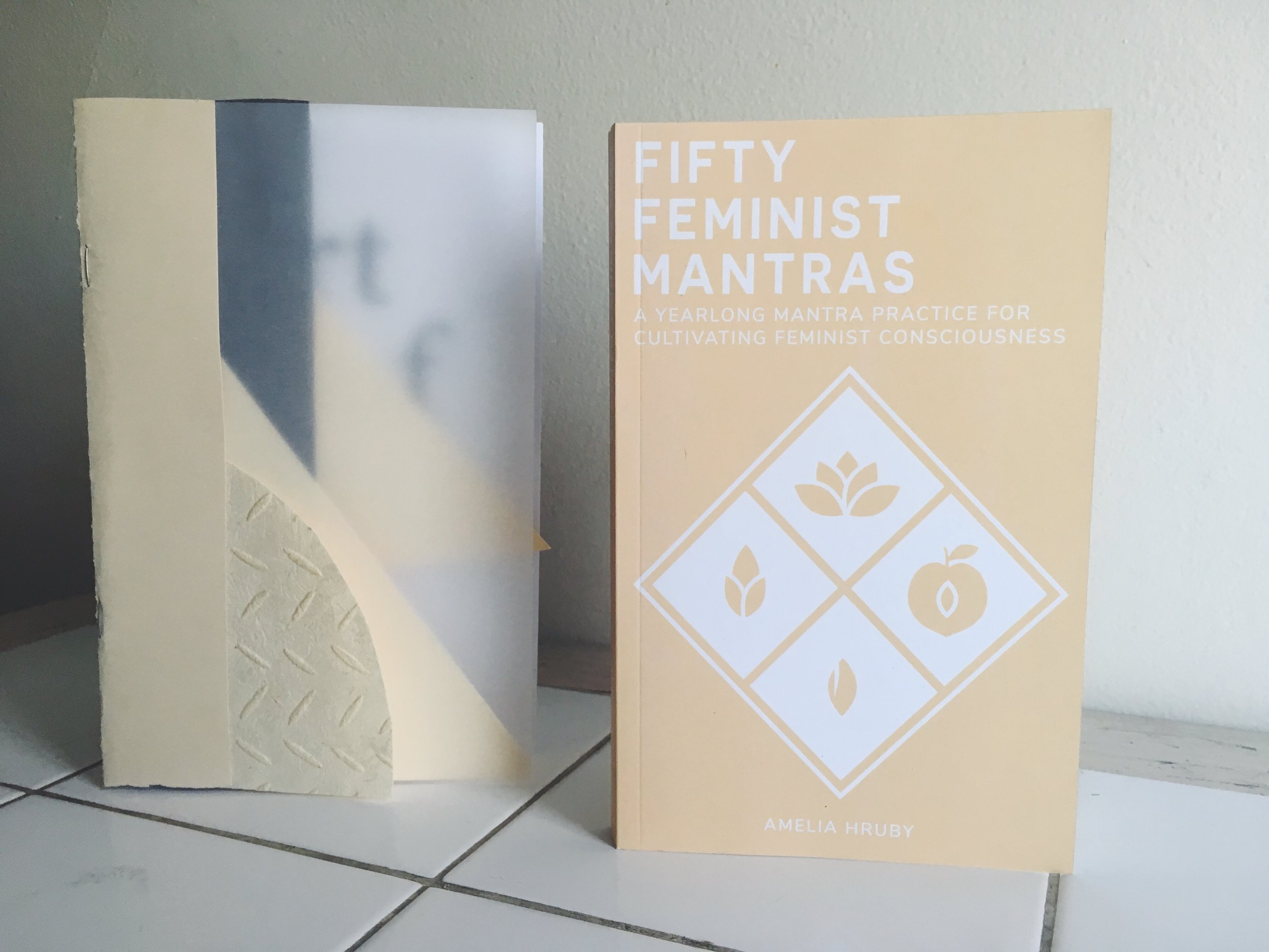 Zine on the left, book on the right!