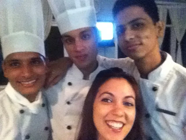 The kitchen crew at Ananda, 2011.