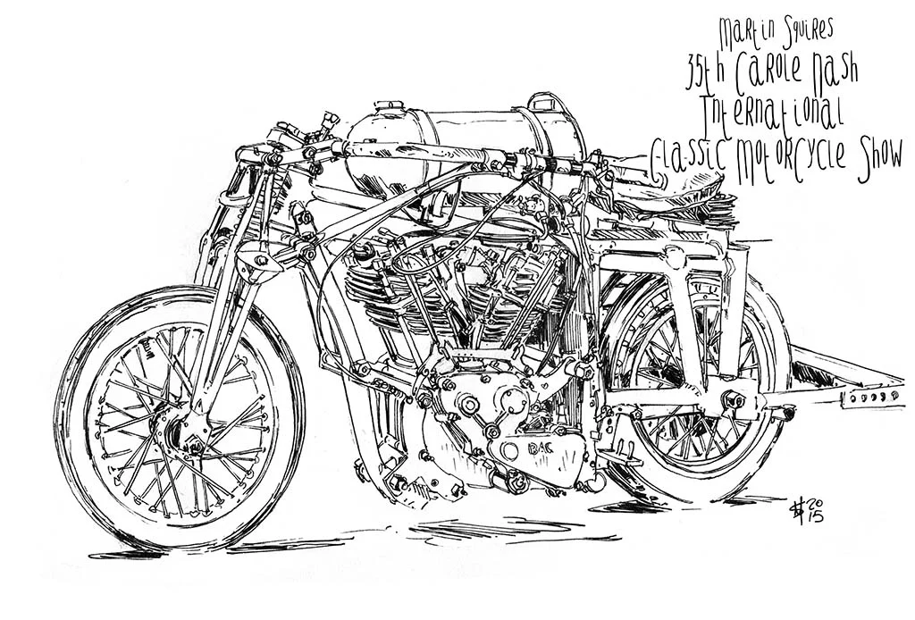 c.1920 B.A.C. Pacing Motorcycle